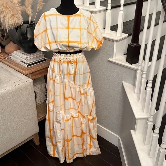 SWF Dresses & Skirts - Revolve SWF Tie Dye Crop Top and Maxi Elastic Skirt